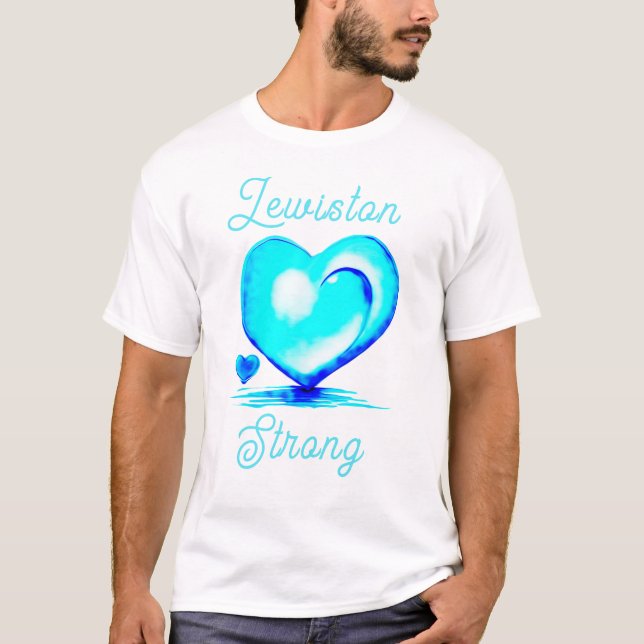 Lewiston Strong Maine Honore T-shirt Victimes (Devant)