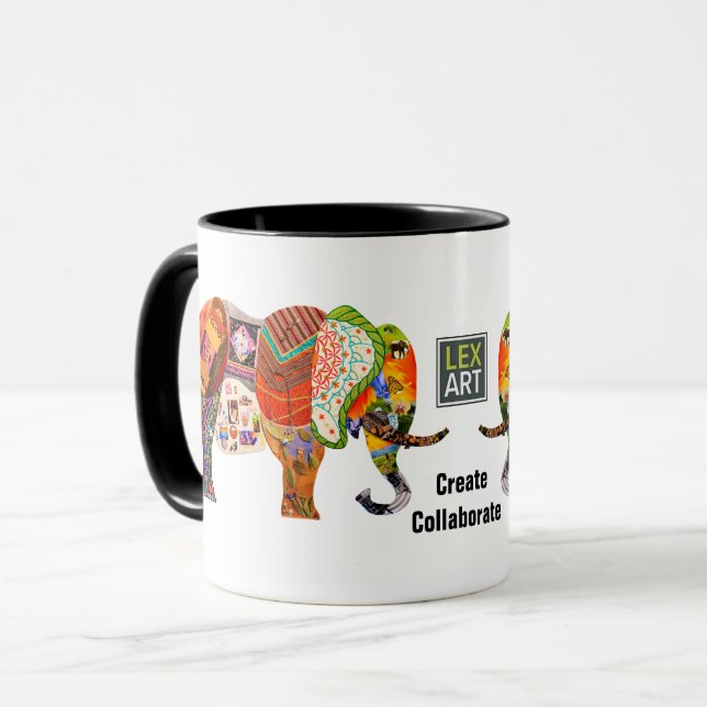 LexArt crée une association Elephant Mug (Devant gauche)