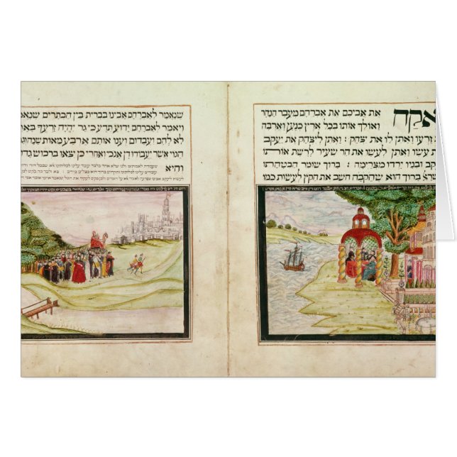 L'exil de Hagar et d'Ishmael (Devant horizontal)