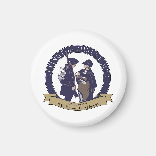 Lexington Minute Men Magnet (Devant)