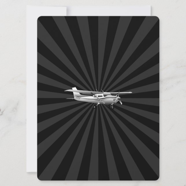 L'explosion de l'avion classique Cessna Silhouette (Devant)