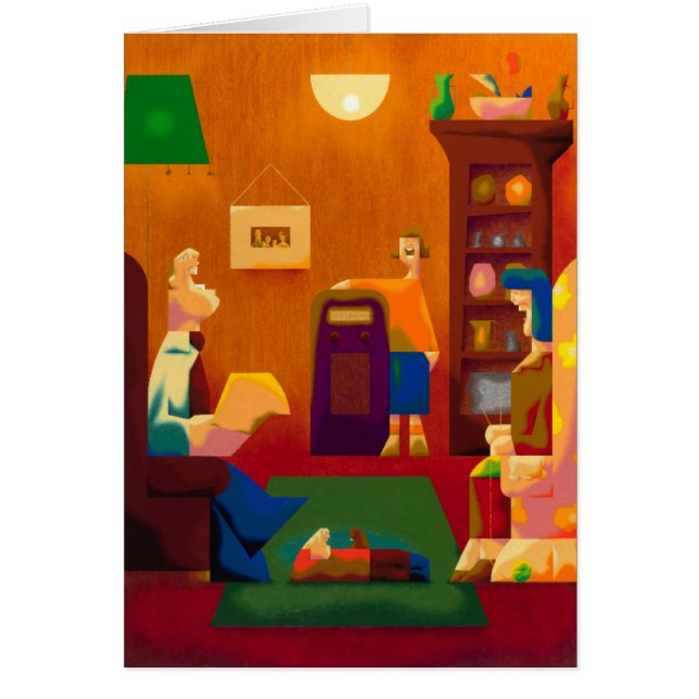 l'exposition de Jack Benny - carte vierge (Devant)