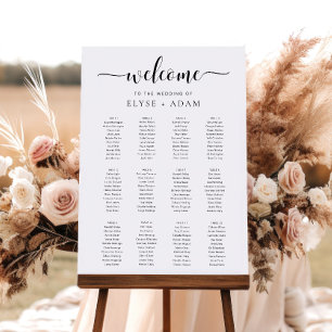 Leyton Modern Minimal 12 Poster de table