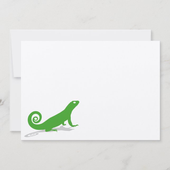 Lézard vert (Devant)