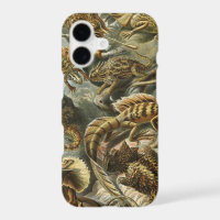 Lézards par Ernst Haeckel Lacertilia Animal Vintag