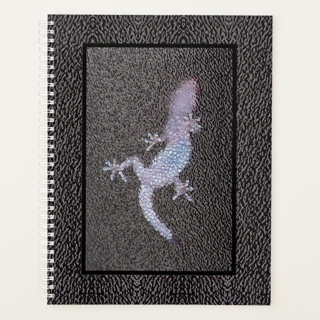 Lg Planner Gecko sur le verre (Devant)