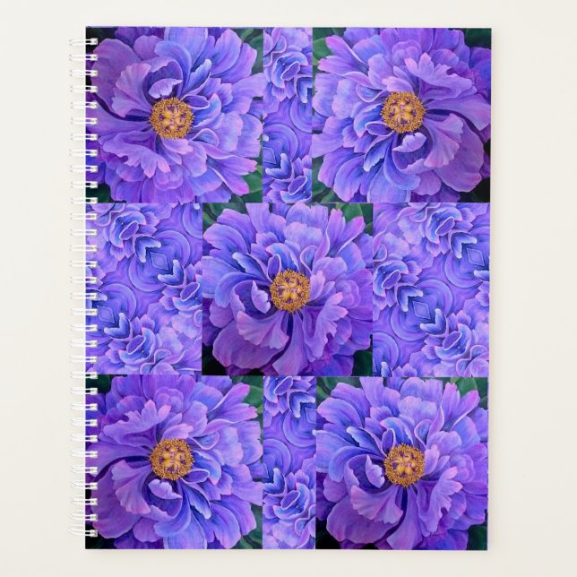 Lg Planner Lavender Peony (Devant)