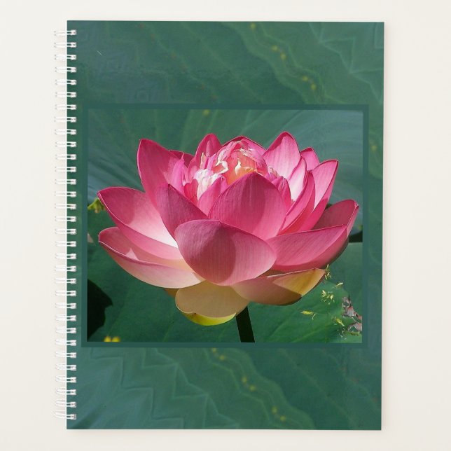 Lg Planner Lotus rose (Devant)