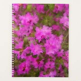 Lg Planner Purple Aquarelle Rhododendron
