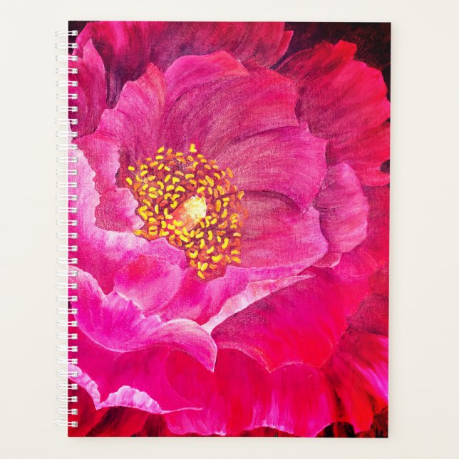Lg Planner Rose de cactus rose (Devant)