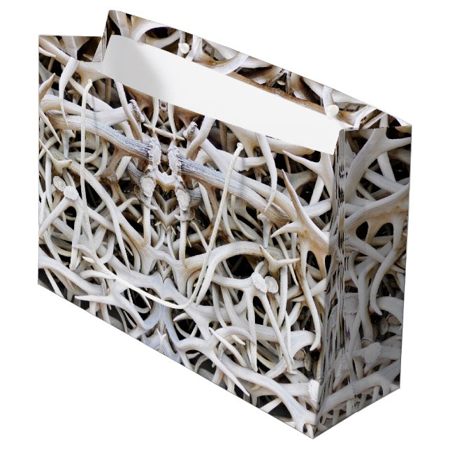 Lg Sac Cadeau Antlers Elk (Devant Angle)