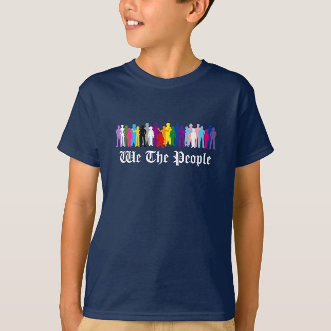 LGBT We The People conçoit T-Shirt (Devant)