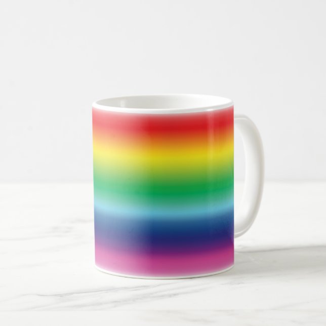LGBTQ égalité rainbow pride couleurs - tasse de ca (Devant droit)