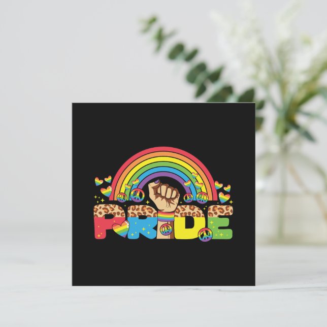 LGBTQ - Fierté et arc-en-ciel (Debout devant)