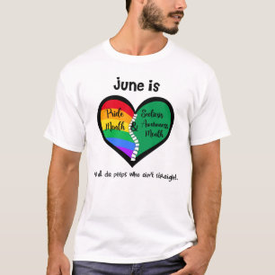 LGBTQ+ Pride et T-shirt Scoliosis ne sont pas droi