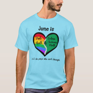 LGBTQ+ Pride et T-shirt Scoliosis ne sont pas droi