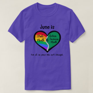 LGBTQ+ Pride et T-shirt Scoliosis ne sont pas droi
