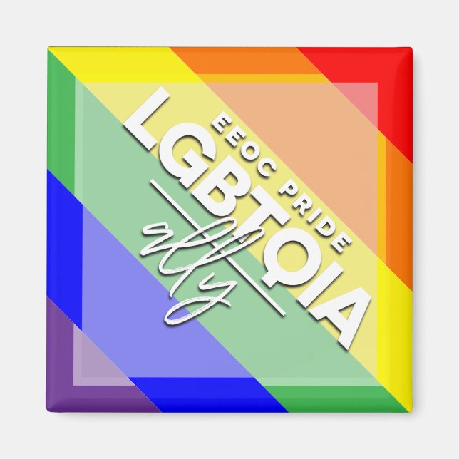 LGBTQIA Ally Magnet (Devant)
