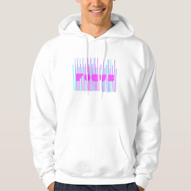 l'habillement de foyer raye le sweat - shirt à (Devant)