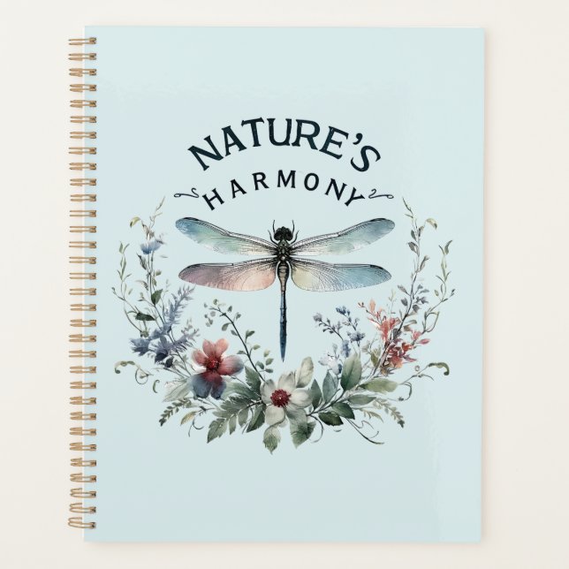 L'harmonie de la nature - libellule artistique (Devant)