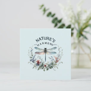L'harmonie de la nature - libellule artistique