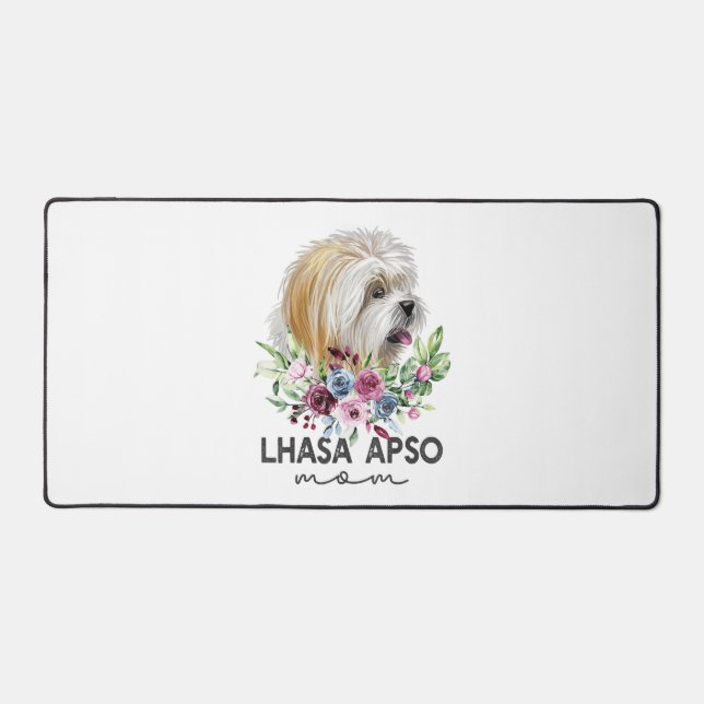 Lhasa Apso Chemise Cadeaux Chien Maman (Recto)