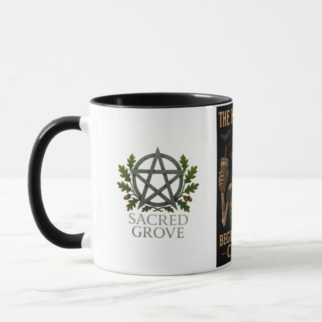 L'Haunting Commence Après La Mug De Café (Gauche)