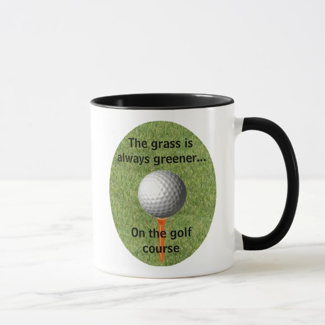 L'herbe est toujours… un golf plus vert - tasse (Droite)