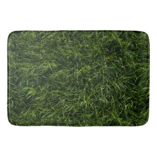 L'herbe est toujours un tapis de bain plus vert