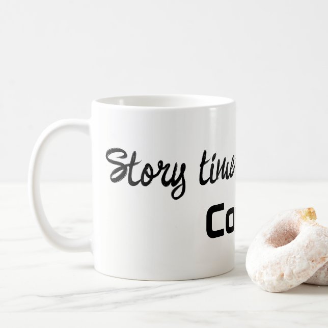 L'heure de l'histoire commence avec des tasses à c (Avec donut)
