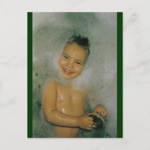 L'heure du bain de Koo ! Carte postale