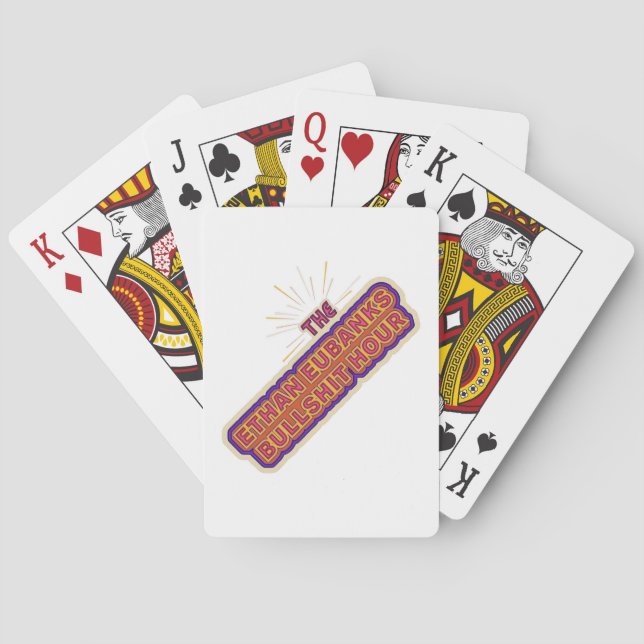 L'Heure Ethan Eubanks Des Cartes De Jeu Officielle (dos)