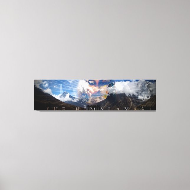 L'Himalaya - Toile imprimée (Recto)