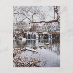 L'Hiver À La Carte Postale Du Barrage Finley