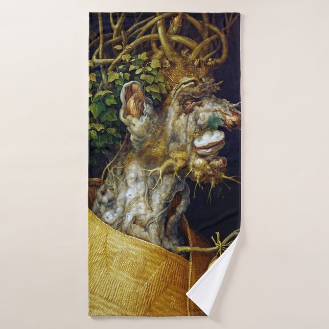 L'hiver, Arcimboldo (Serviette de bain)
