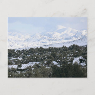 L'hiver en Crète carte postale