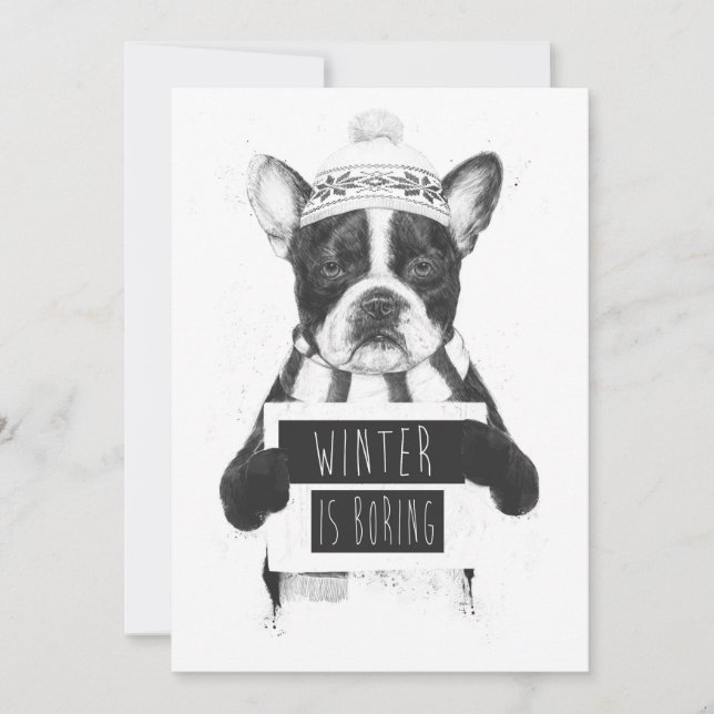 L'hiver est ennuyeux (Devant)