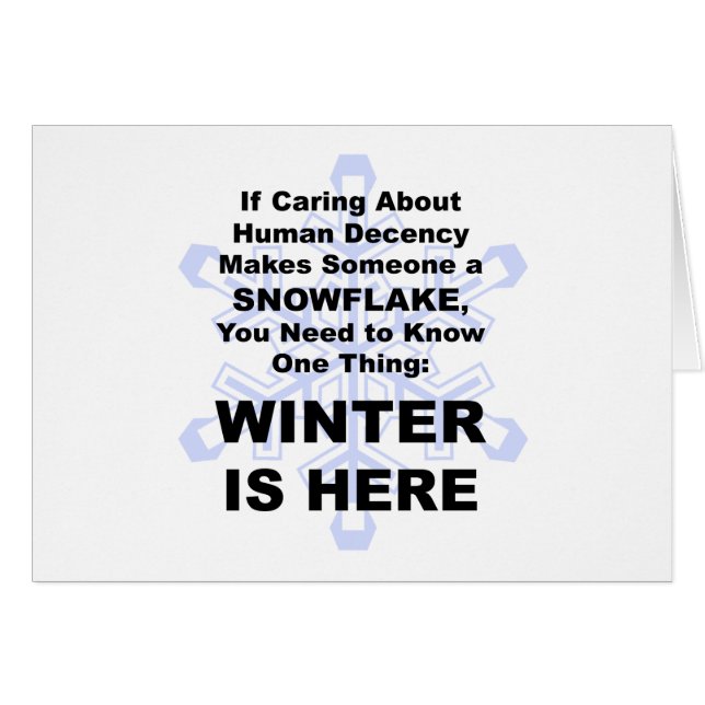 L'hiver est là (Devant horizontal)