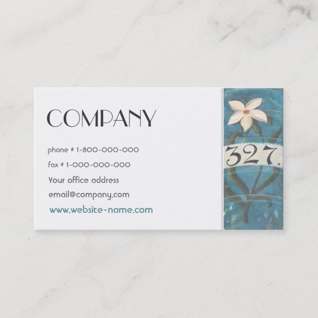 L'homéopathie réserve le carte de visite (Devant)