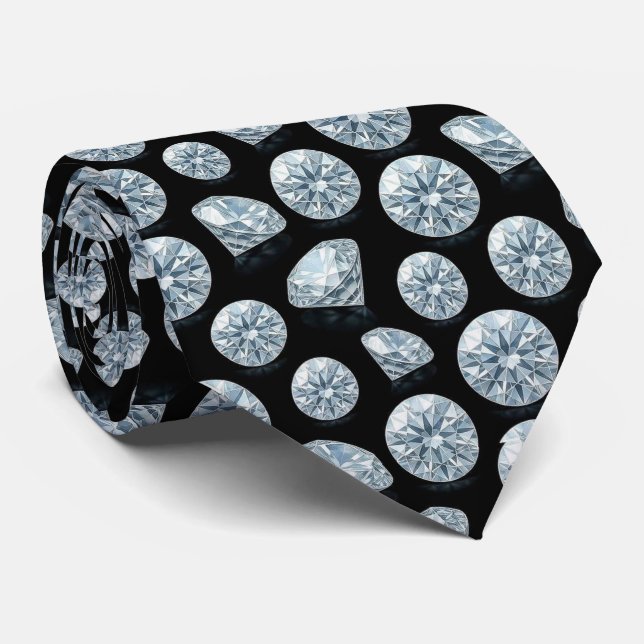 L'Homme de Luxe | Cravate noire de cérémonie avec  (Roulé)