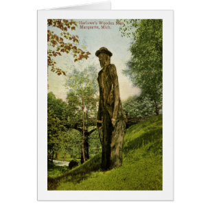 L'homme en bois Marquette, Michigan de Harlow