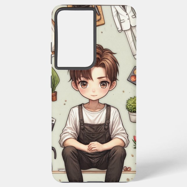 L'homme&femme : Samsung Galaxy S21 coque ultra-dur (Verso)