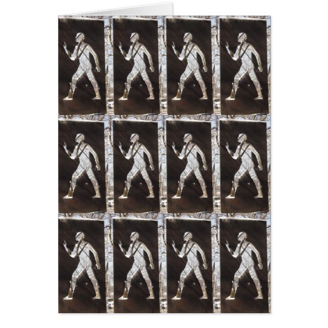 L'HOMME INVISIBLE  CARTE DE VOEUX (Devant)