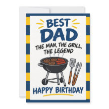 L'Homme Le Grill La Légende - Anniversaire Drôle d
