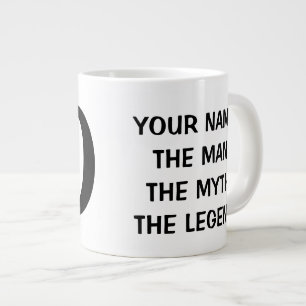 L'HOMME LE MYTHE LA LÉGENDE mug extra large géant