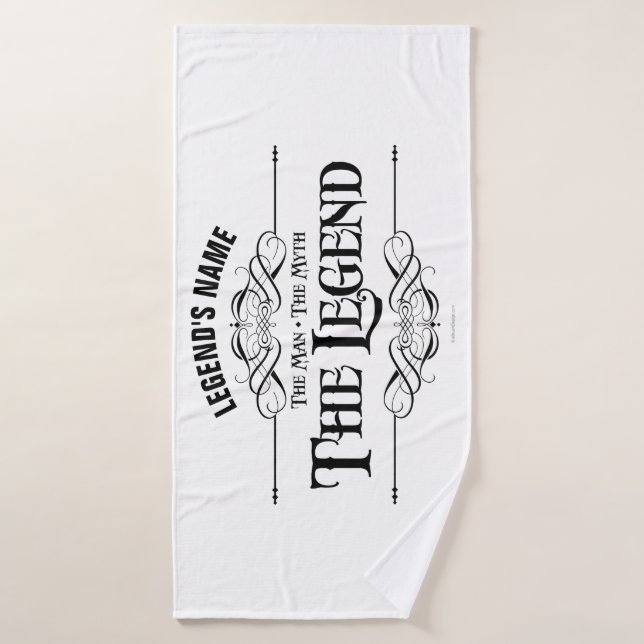 L'Homme, Le Mythe, La Serviette De Bain Légende (Serviette de bain)