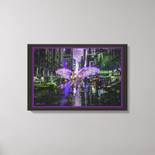 L'huile de garde de passage 24x16 toile étirée