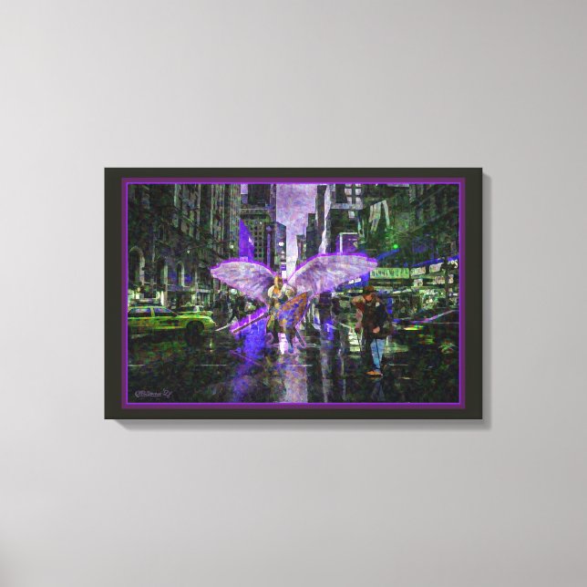 L'huile de garde de passage 24x16 toile étirée (Recto)