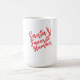 L'humain favori de père Noël | Belle Mug de café d