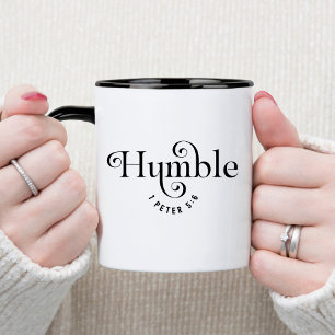L'humble Verse Bible Christian Coffee Mug